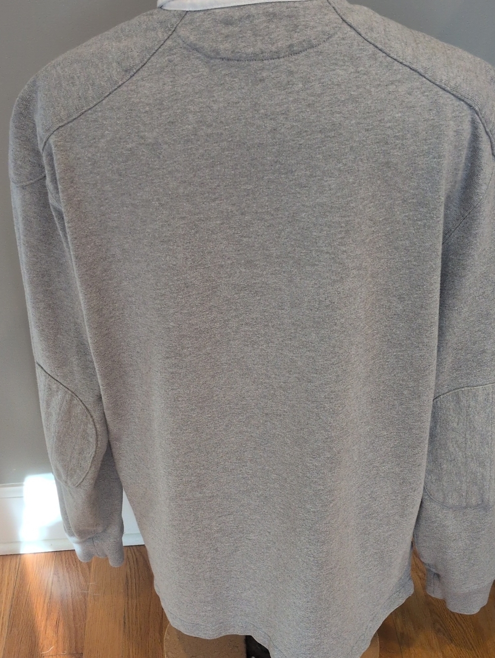 Men's Polo by Ralph Lauren Heather Gray Long-Sleeve Rugby Polo Large - Picture 3 of 11